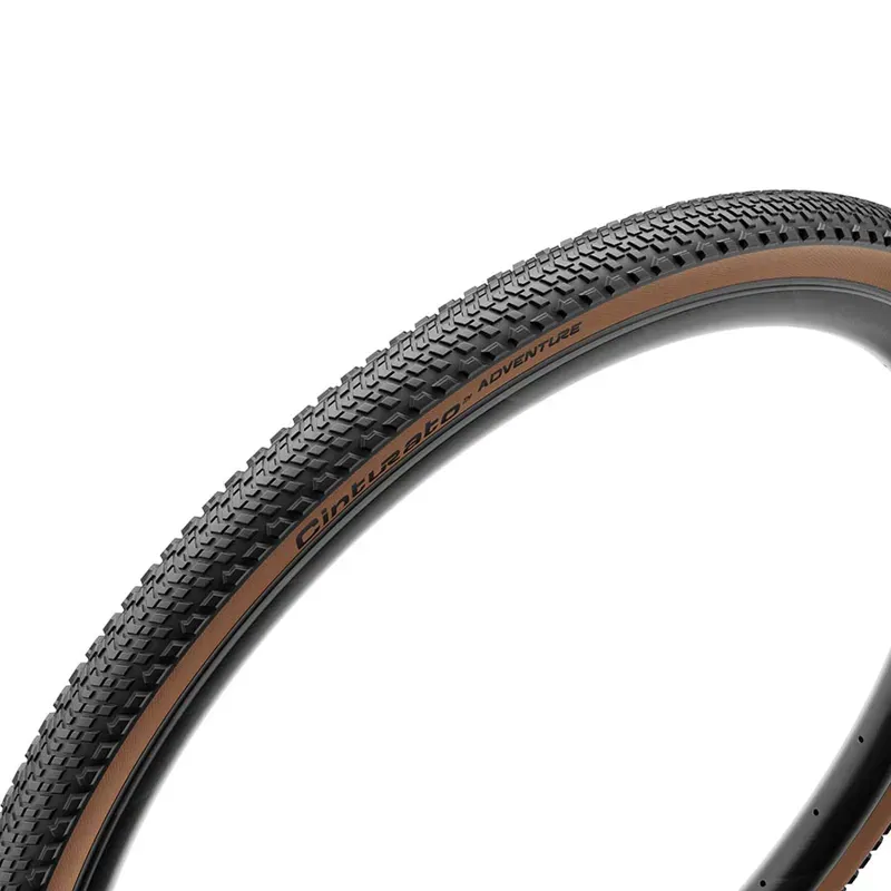 Pirelli Cinturato Adventure 700x45c Gravel Tyre in Black/Tanwall