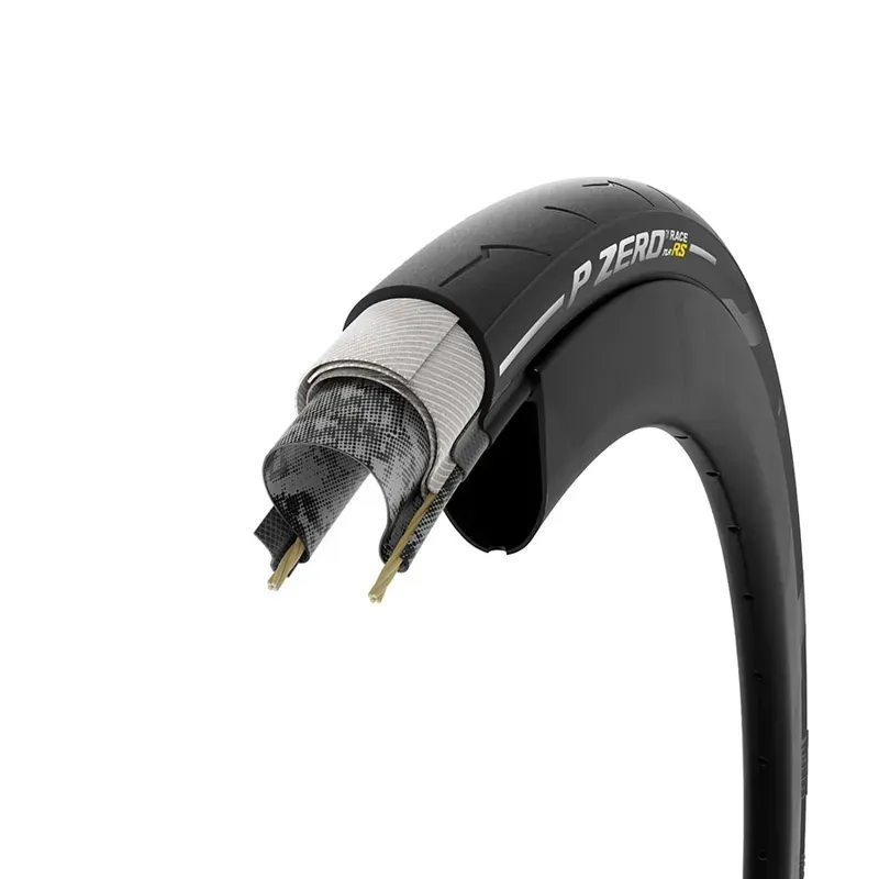 Pirelli P ZERO Race RS TLR 700x28c 120-tpi Folding Tyre in Black-3