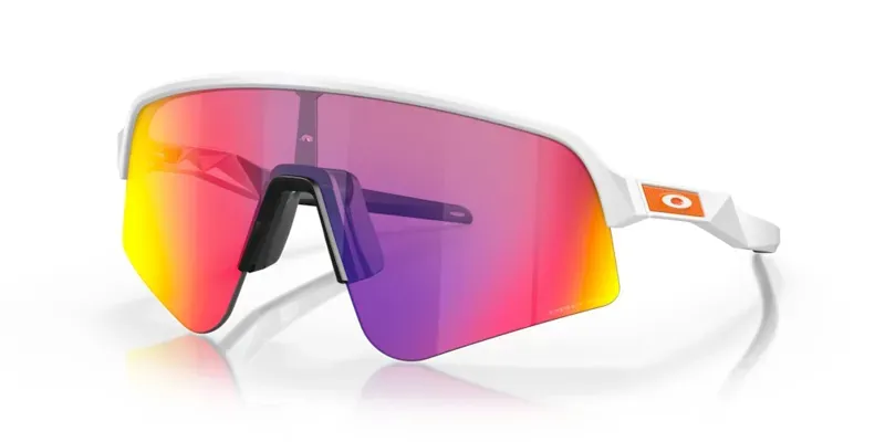 Oakley Sutro Lite Sweep Sunglasses in White/Prizm Road Lense