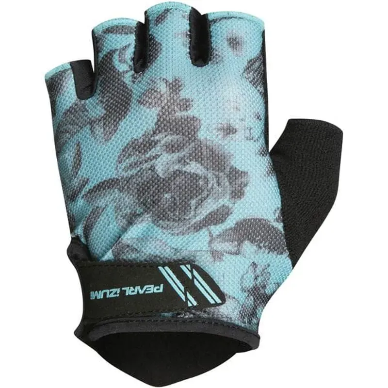 Pearl iZumi Gloves Womens Select Mystic Blue Floral Medium