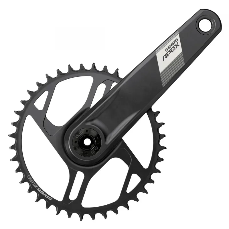 SRAM Apex 1X D1 172x40mm Dub Wide Crankset w/o BB in Black