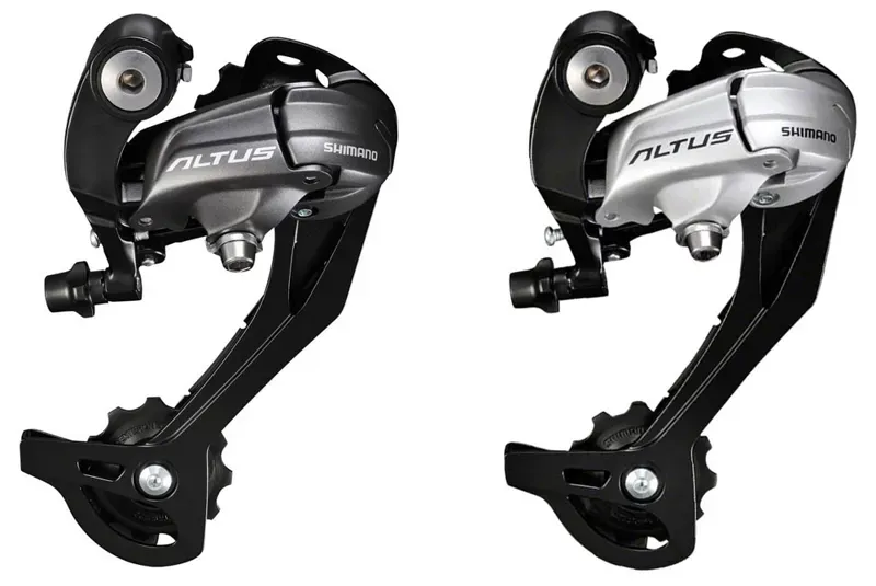 Shimano Altus M370 9-Speed SGS Rear Mech Derailleurs in Black