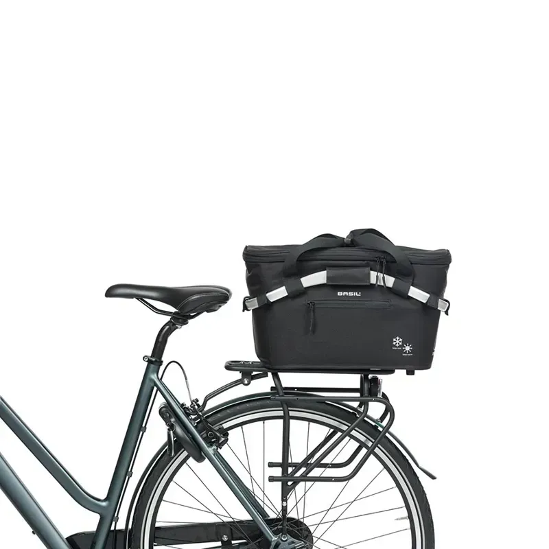 Basil Classic Carry All Rear Basket Black-4