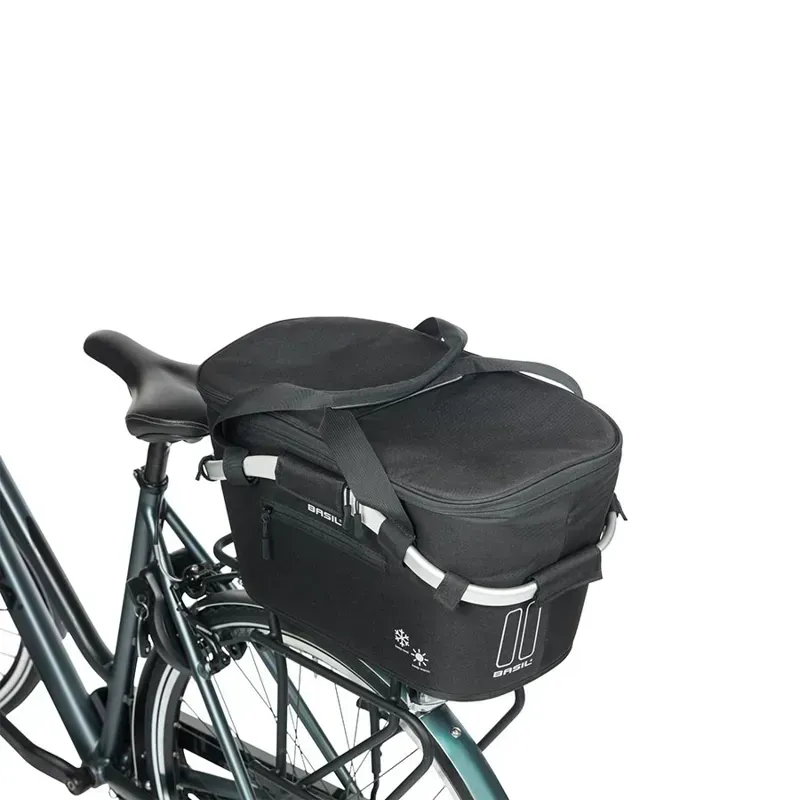 Basil Classic Carry All Rear Basket Black-5