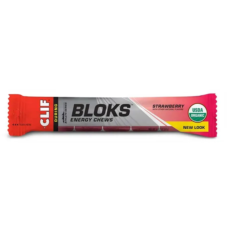 Clif Shot Blok 18 Servings - Strawberry