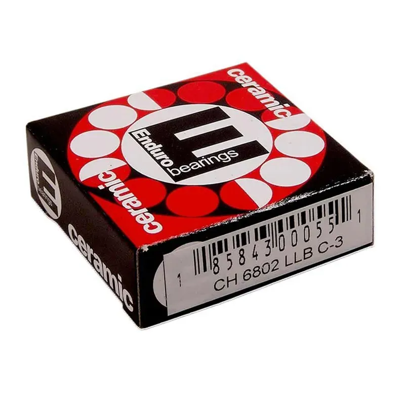 Enduro Hybrid Ceramic 15 x 24 x 5mm Sealed Cartridge Bearing in Silver