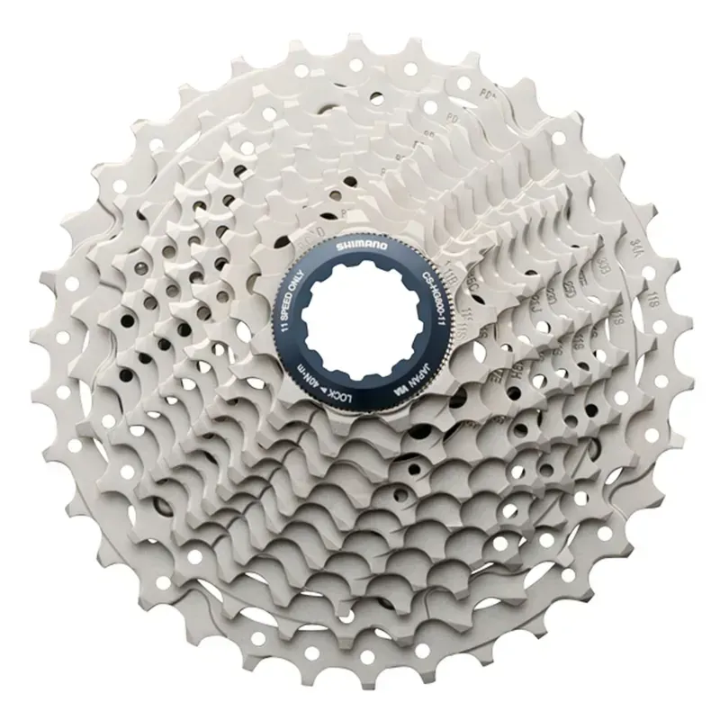 Shimano CS-HG800 11-34-tooth 11-speed Hyperglide Cassette in Silver