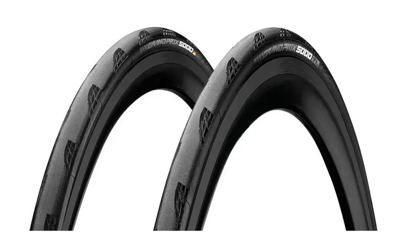 Continental GP5000 Tube Type Tyre 700x25 Folding Black