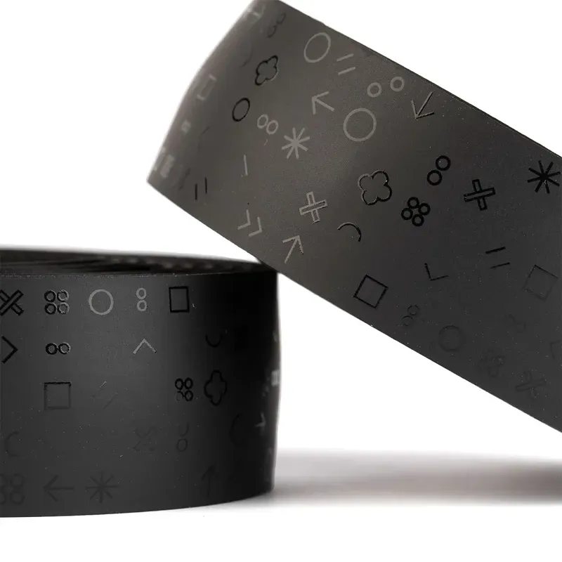 Burgh Classic Bar Tape In Hieroglyph Stealth Black-2