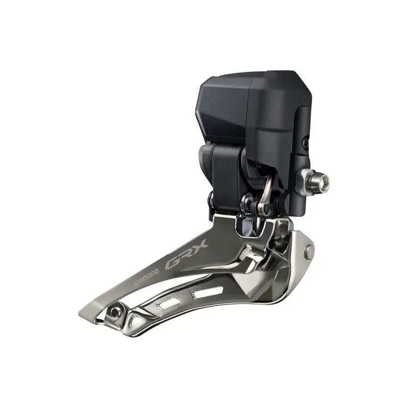 Shimano FD-RX825 GRX Di2 2x12-speed Front Derailleur in Black-1
