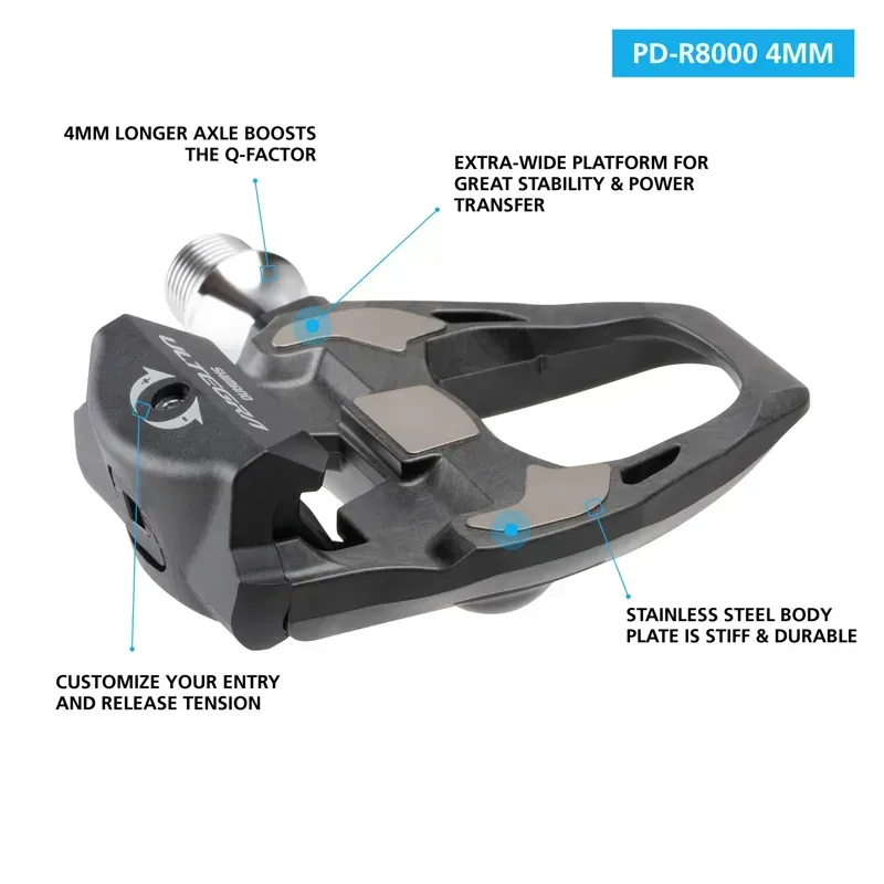 Shimano PD-R8000 SPD-SL Ultegra Pedals-1