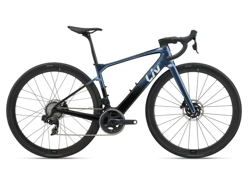 2025 Liv Avail Advanced E+ Elite 1 E-Road Bike Ice Age