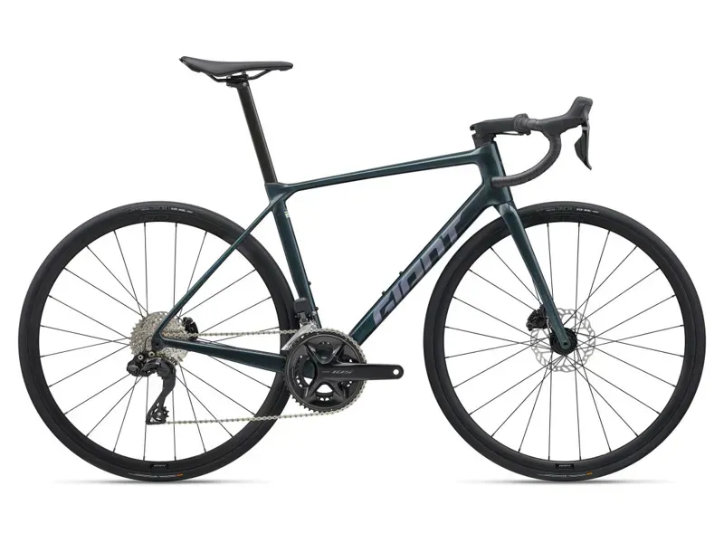 2025 Giant TCR Advanced 1 Road Bike Asphalt Green