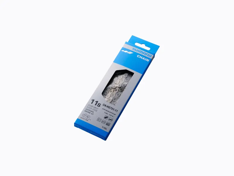 Shimano Ultegra/Deore XT CN-HG701-11 Sil-Tec 116L 11sp Chain with Quick Link-1