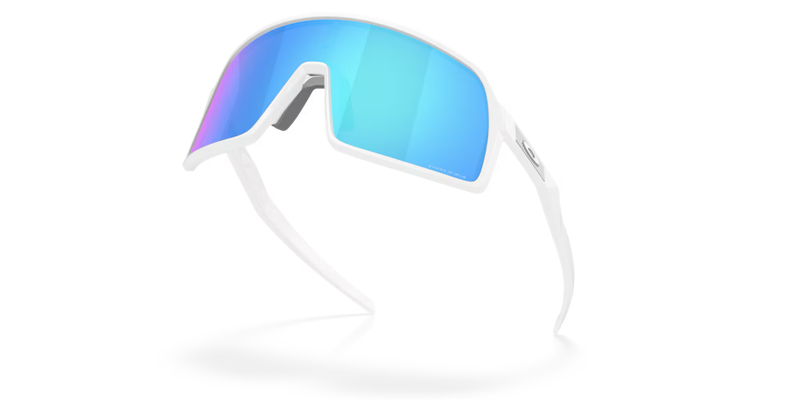 Oakley Sutro S Prizm Sapphire Lenses with Matte White Frame-3