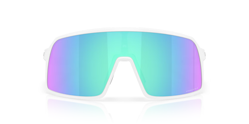 Oakley Sutro S Prizm Sapphire Lenses with Matte White Frame-1