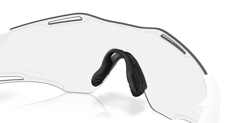 Oakley Cybr Zero Matte White w/Clear To Black Iridium Photochromic Lens-6