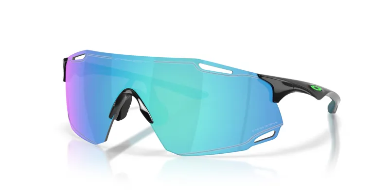 Oakley Cybr Dyno Polished Black Frame with Prizm Sapphire Lenses