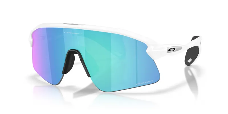 Oakley Stunt Devil Matte White with Prizm Sapphire Lenses