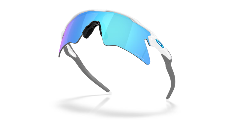 Oakley Radar EV Heater Prizm Sapphire Lenses/Polished White Frame-2
