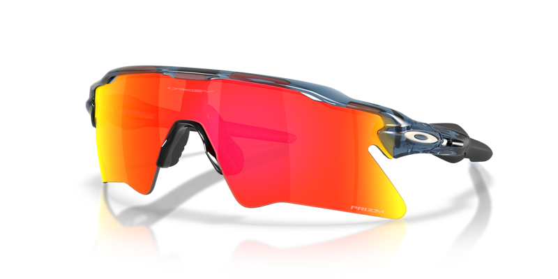 Oakley Radar EV Heater Prizm Ruby Lenses with Transparent Abyss Frame-1