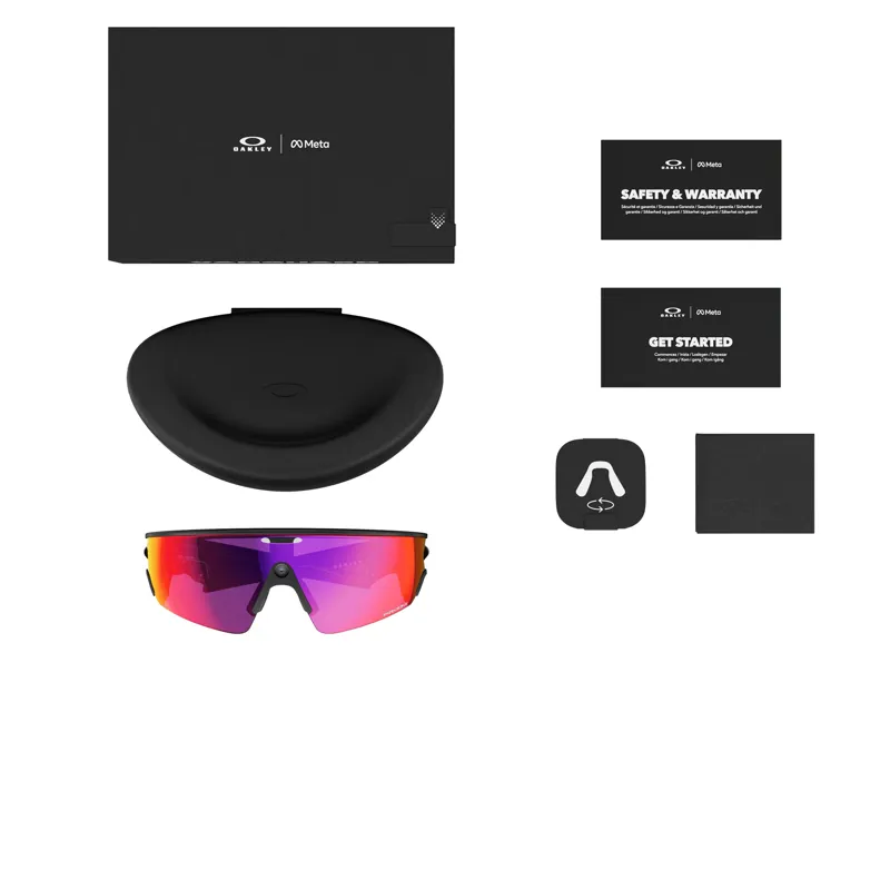 Oakley Meta Vanguard AI Sunglasses Black with Prizm Road Lenses-5