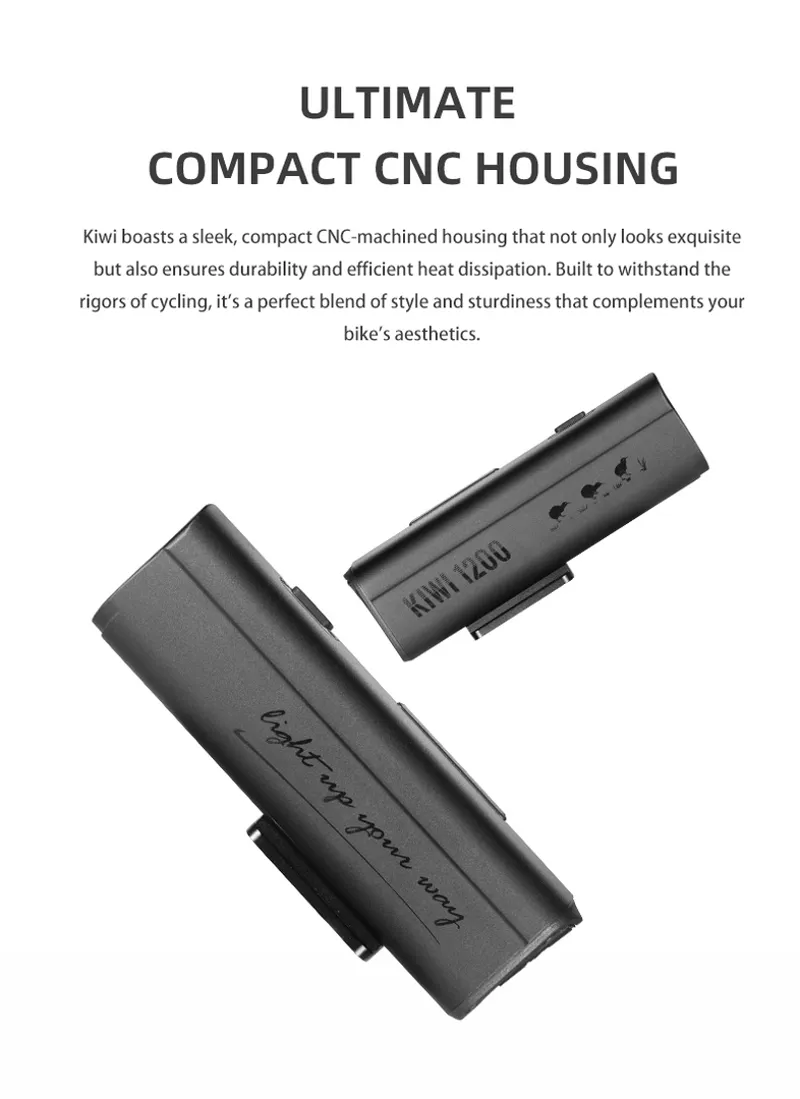 Gaciron Kiwi 1200LM Anti Glare Front Bike Light-4