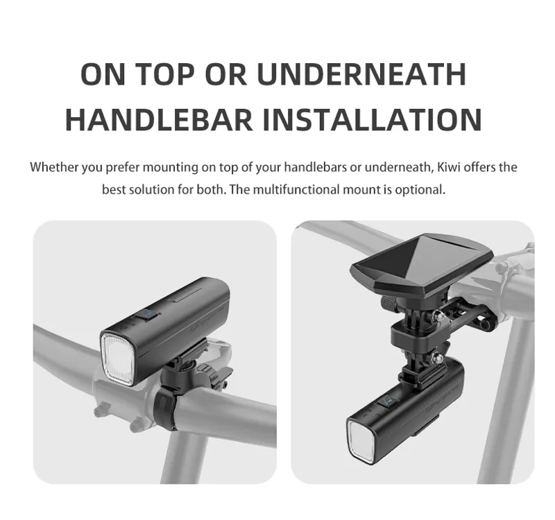 Gaciron Kiwi 1200LM Anti Glare Front Bike Light-5