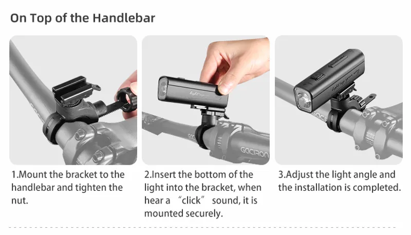 Gaciron Kiwi 1200LM Anti Glare Front Bike Light-12