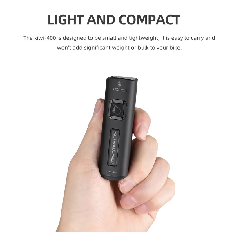 Gaciron Kiwi 400LM Anti Glare Front Bike Light-2