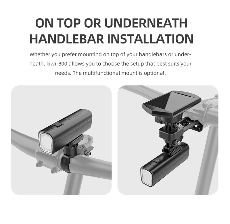 Gaciron Kiwi 800LM Anti Glare Front Bike Light-4