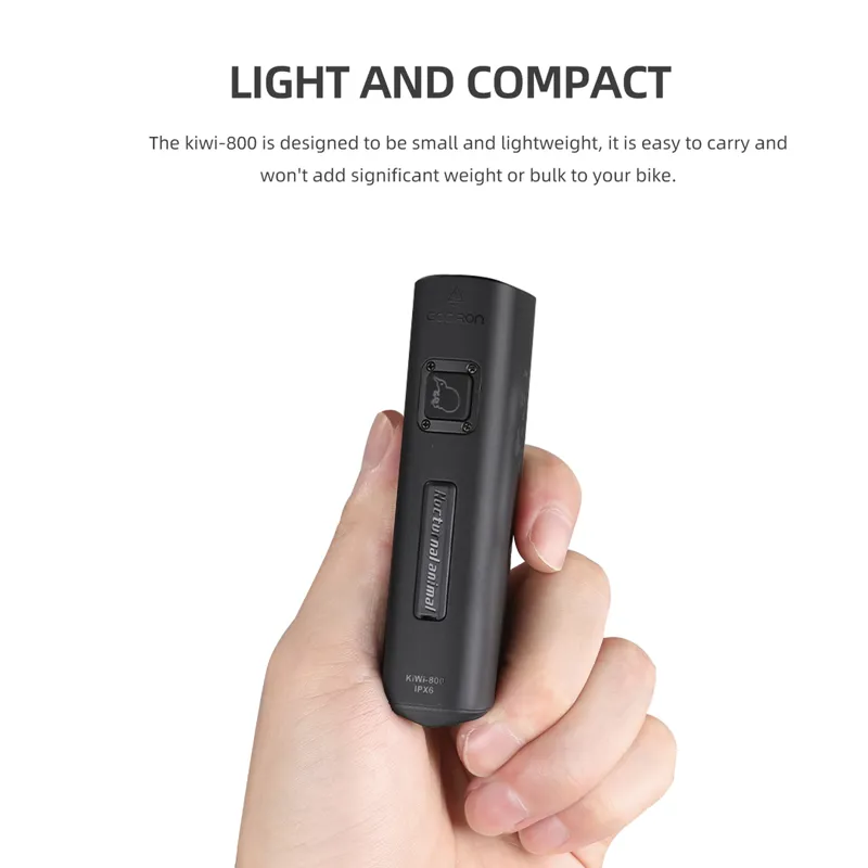 Gaciron Kiwi 800LM Anti Glare Front Bike Light-3