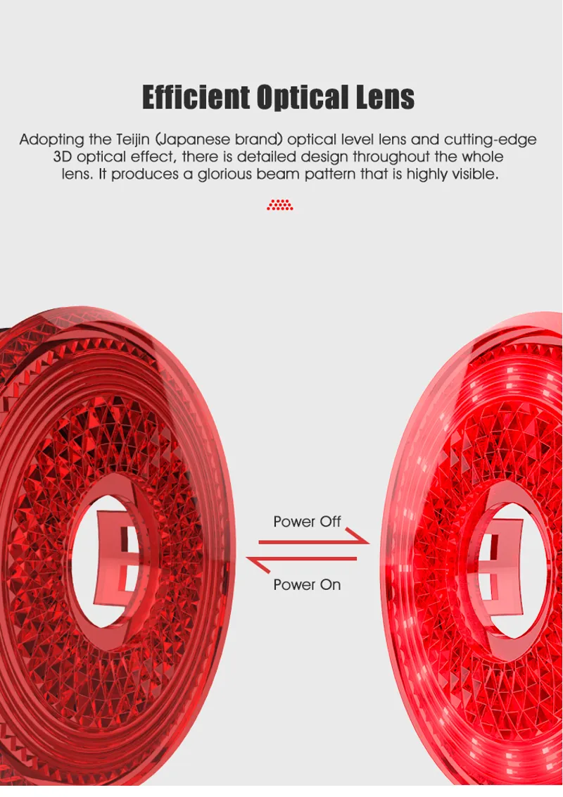 Gaciron 100 LM Smart Brake Magnetic Rear Light-9