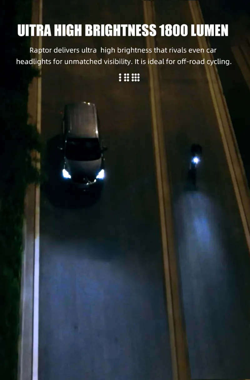 Gaciron Raptor 1800LM High Power Front Light-7