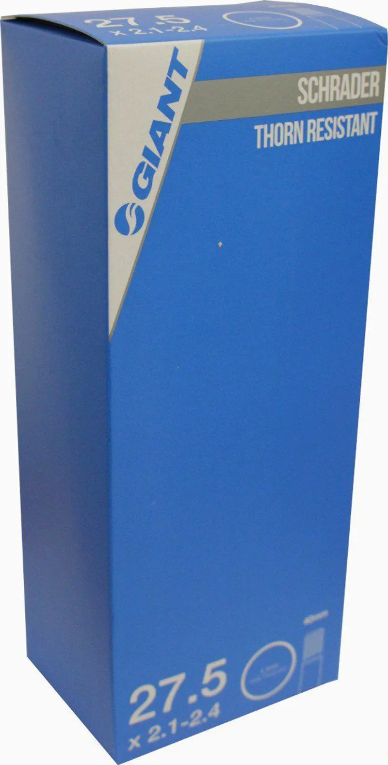 Giant Tube 27.5 x 2.10-2.40 Schrader Valve 40mm Thorn Resistant