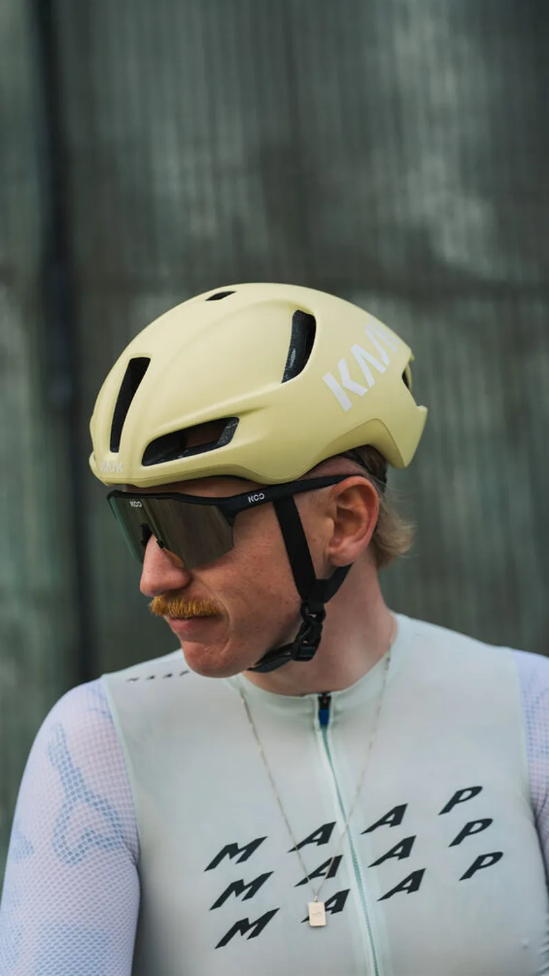 Kask Utopia Y Helmet Matte Celestial Yellow in Medium size-3