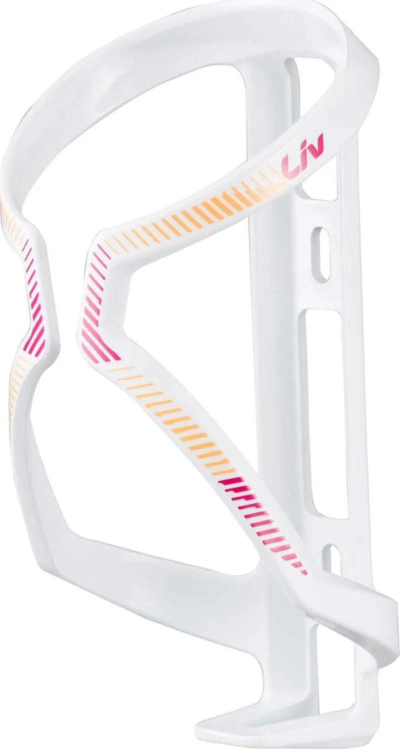 Liv Airway Sport Bottle Cage Gloss White/Purple