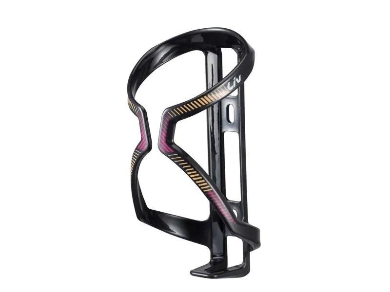 Liv Airway Composite Bottle Cage Gloss Black/Gold/Purple