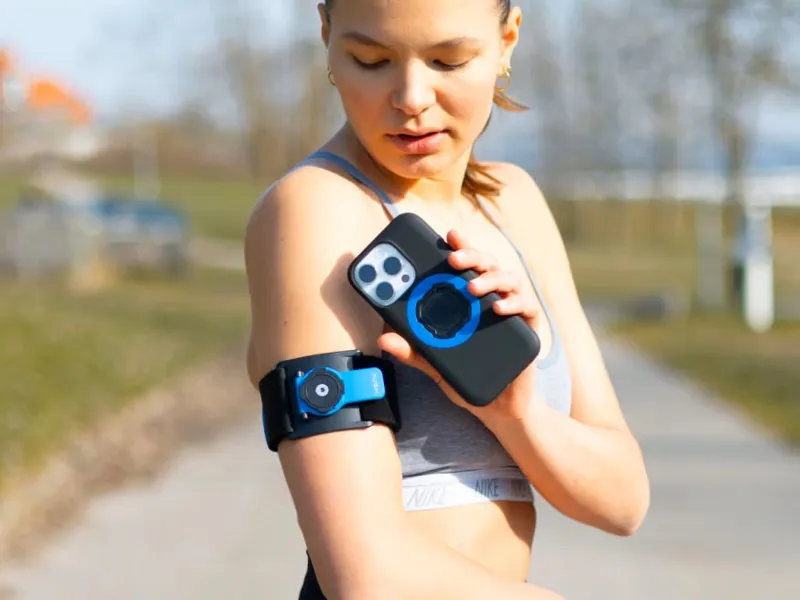 Quadlock Sports ArmBand Black/Blue