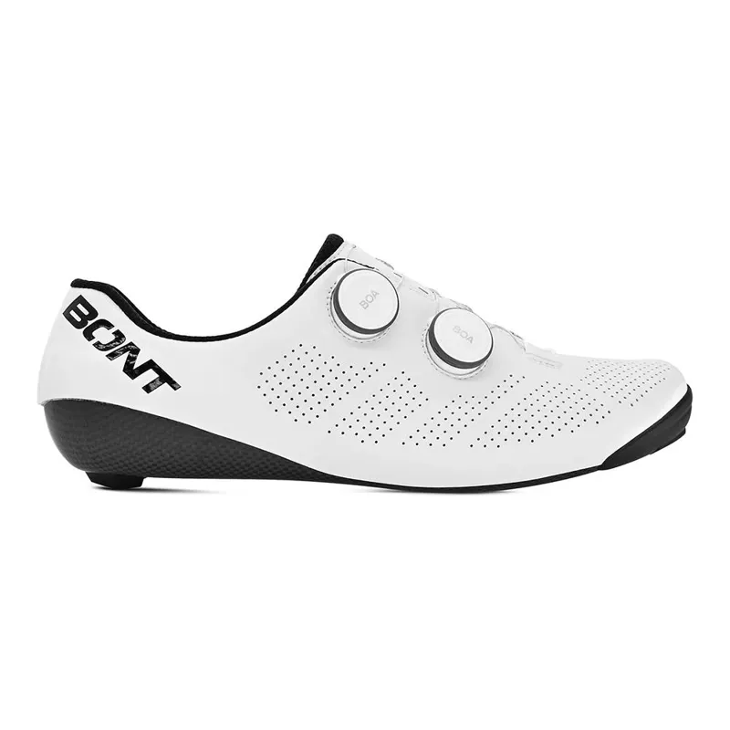 Bont Riot+ 24 Road Shoes in White-1
