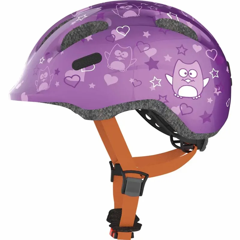 ABUS Smiley 2.0 Kids Helmet Small 45-50cm Purple Star