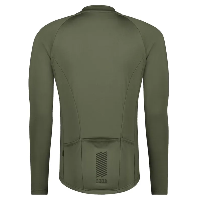 BBB Jersey Transition Long Sleeve Olive Green-1