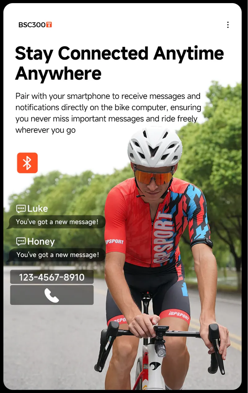 iGPSORT BSC300T Touch Screen GPS Computer-5