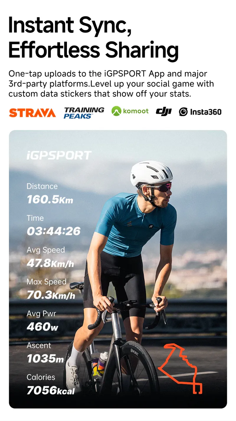 iGPSport BiNavi Air GPS Computer-7