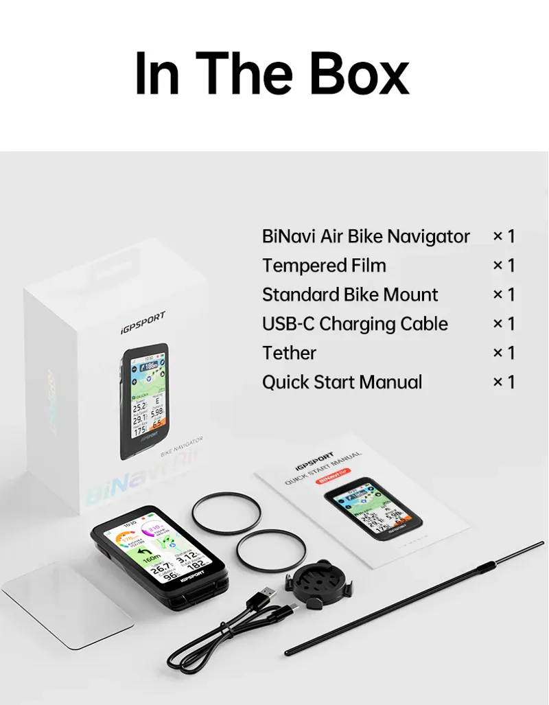 iGPSport BiNavi Air GPS Computer-1