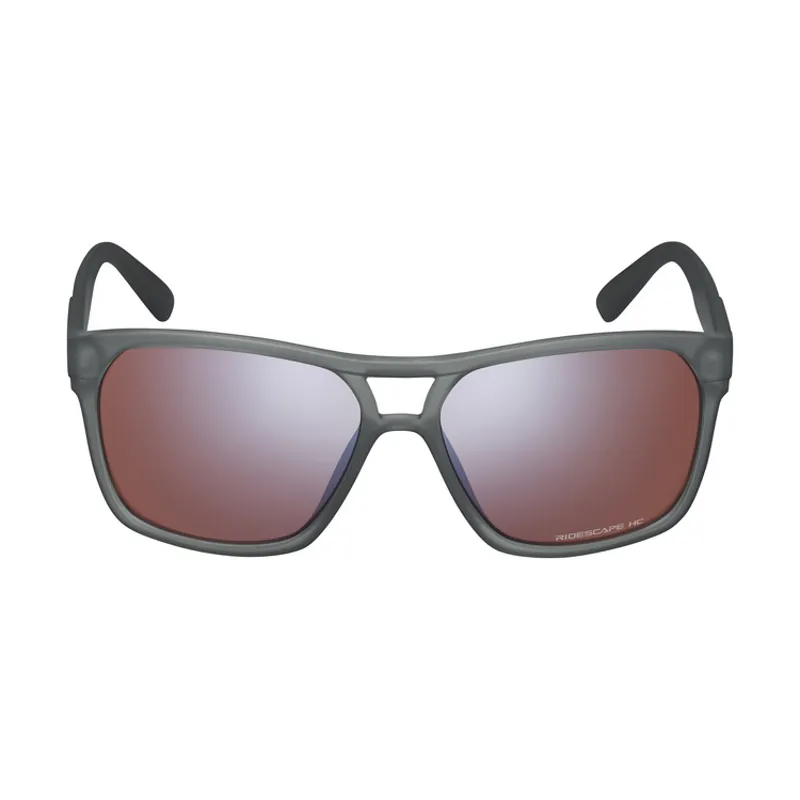 Shimano Eyewear Square Transparent Dark Grey