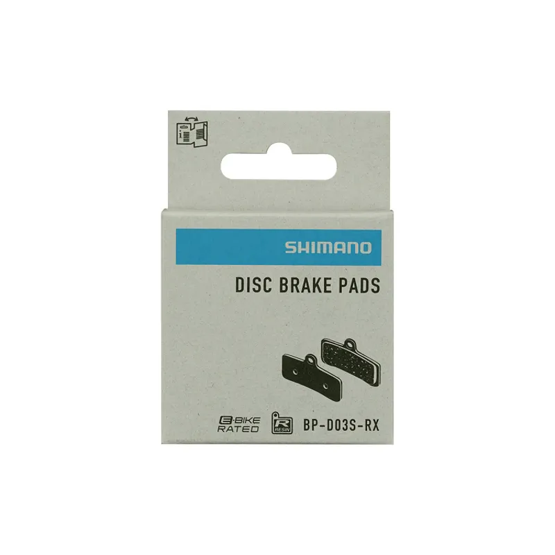 Shimano D03S-RX Resin Brake Pads and Spring 1 Pair-1