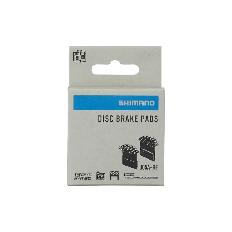 Shimano J05A-RF Resin Disc Brake Pads with Fin and Spring-1