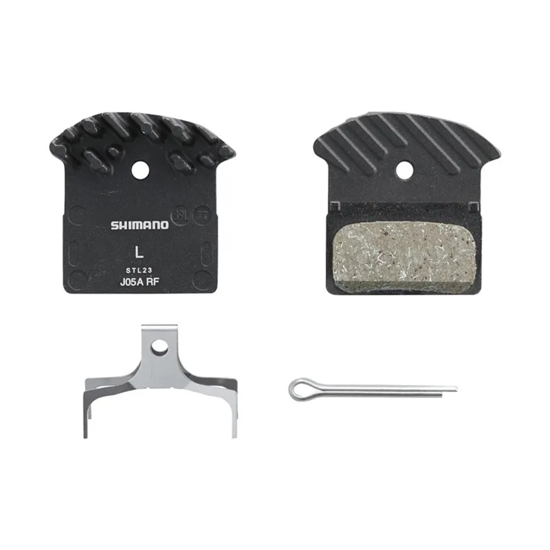 Shimano J05A-RF Resin Disc Brake Pads with Fin and Spring