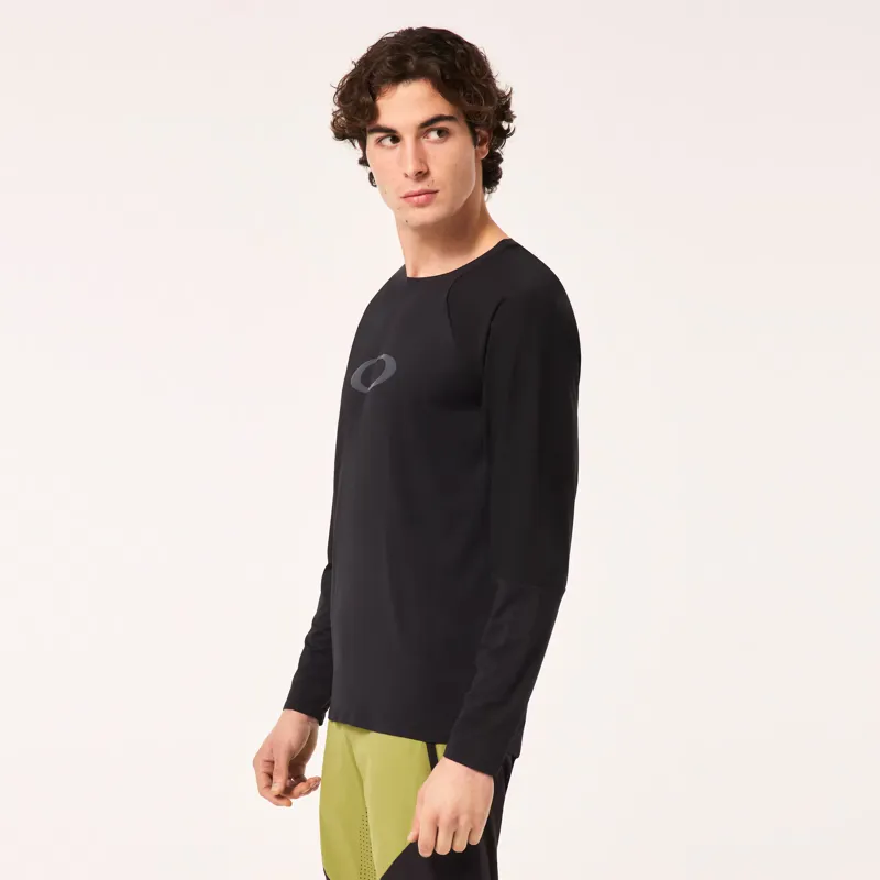 Oakley Seeker Airline Long Sleeve Jersey Blackout-4